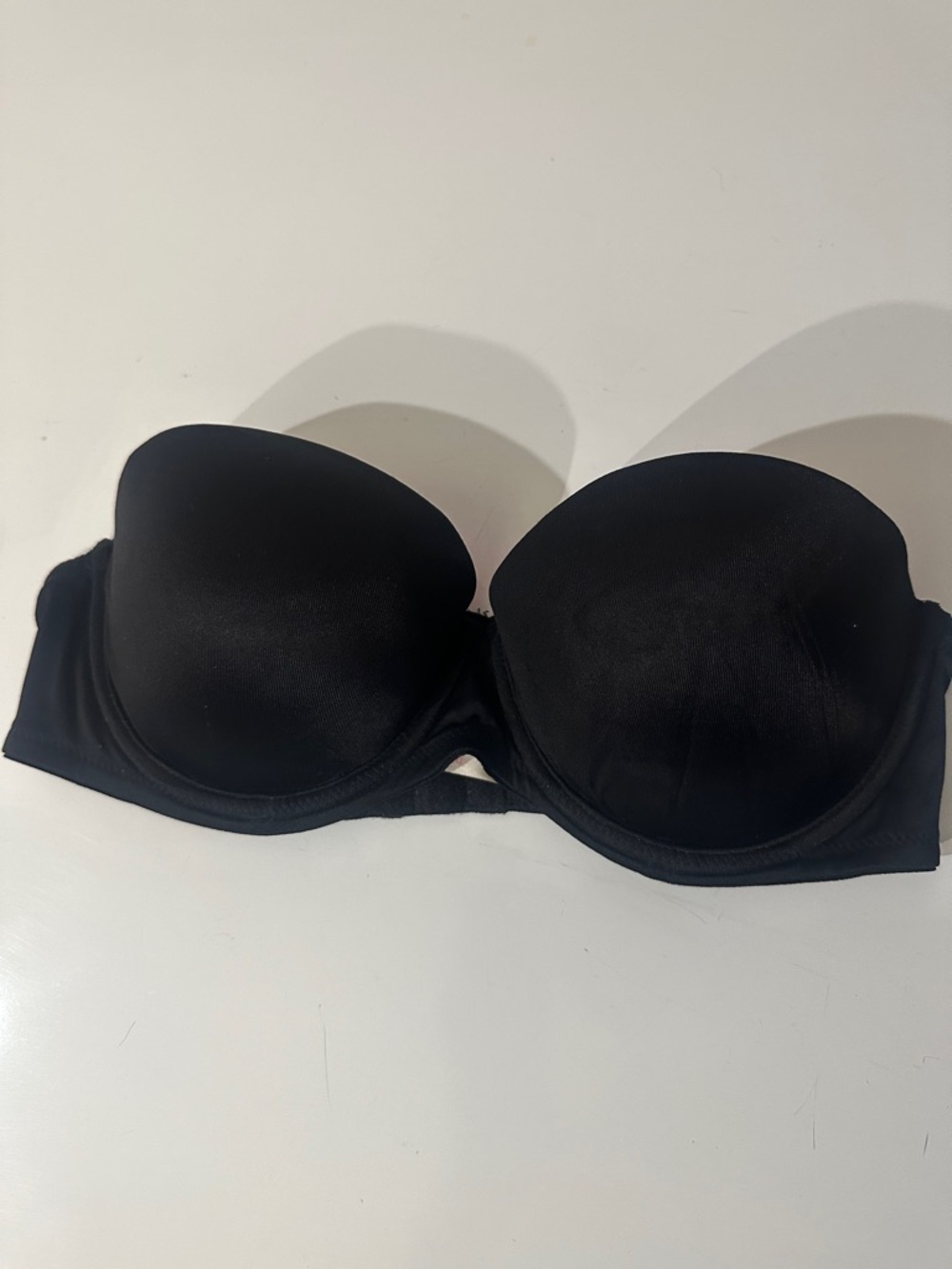 PINK Victoria’s Secret Strapless Black Contour Bra - Women Intimates Sz 32C